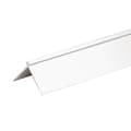 Miniatyrbild 1 av 2: PROVISTON Vinkelsockel för tapet Kantskydd 22 x 22 x 2600mm vit plast