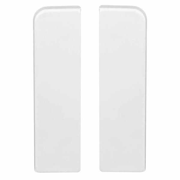 PROVISTON Hörn för MDF-list 15 x 58 mm Plast Vit Tillbehör för lister 2 stycken
