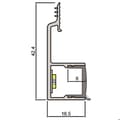 Miniatyrbild 2 av 2: PROVISTON Clip LED plastikk indirekt belysning 42 x 17mm grå klämma upp till 9,6W