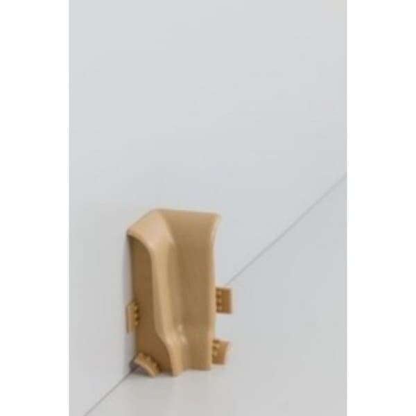 Kåpor och invändiga hörn för MDF socklar 760.02 PVC 60 x 20 mm bok PROVISTON