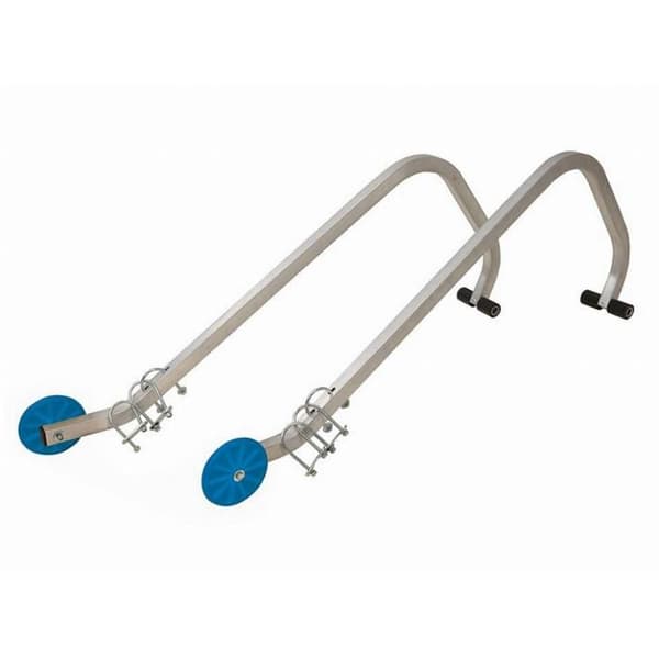 Takräcken - SILVERLINE - Aluminium - Polymerhjul - Säker fäste - Förpackning per styck