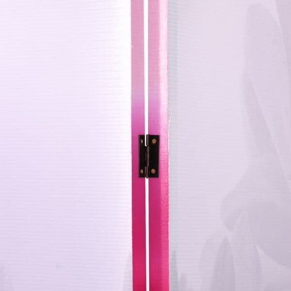 vidaXL Vikbar rumsavdelare 160x170 cm blomma