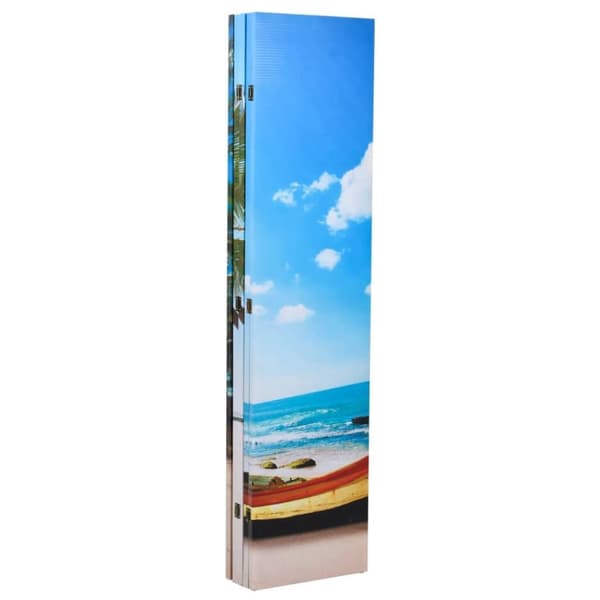 vidaXL Vikbar rumsavdelare 200x170 cm strand