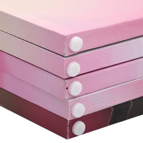 vidaXL foldbar rumdeler 160 x 170 blomstermotiv