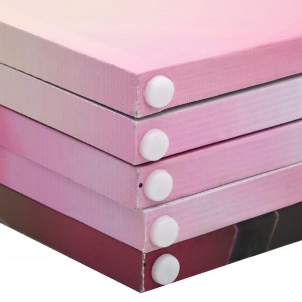 vidaXL foldbar rumdeler 200 x 170 blomstermotiv