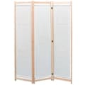 Miniatyrbilde 1 av 5: vidaXL Romdeler 3 paneler krem 120x170x4 cm stoff