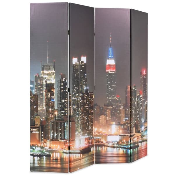 vidaXL foldbar rumdeler 160 x 170 cm New York by Night