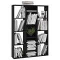 Miniatyrbilde 4 av 8: vidaXL Bokhylle/Romdeler svart 100x24x140 cm konstruert tre