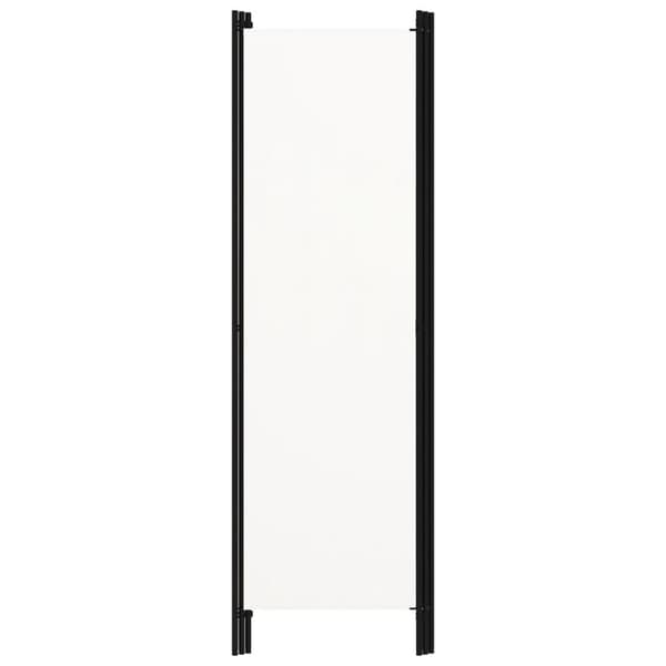 vidaXL Romdeler 3 paneler hvit 150x180 cm