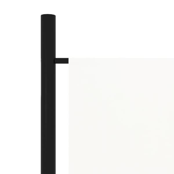 vidaXL Romdeler 3 paneler hvit 150x180 cm