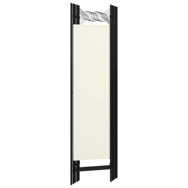 vidaXL 5-panels rumdeler 200 x 180 cm hvid