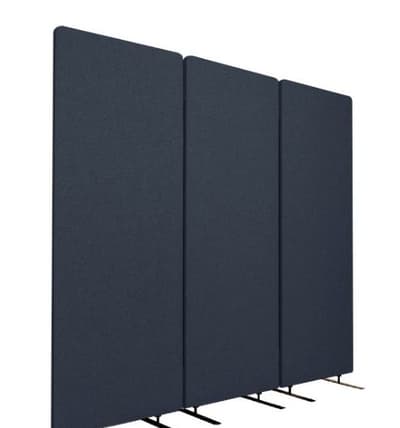 ReFocus™ Akustiske skærmvægge Pakke med 3 mørkeblå 183cm x 168cm