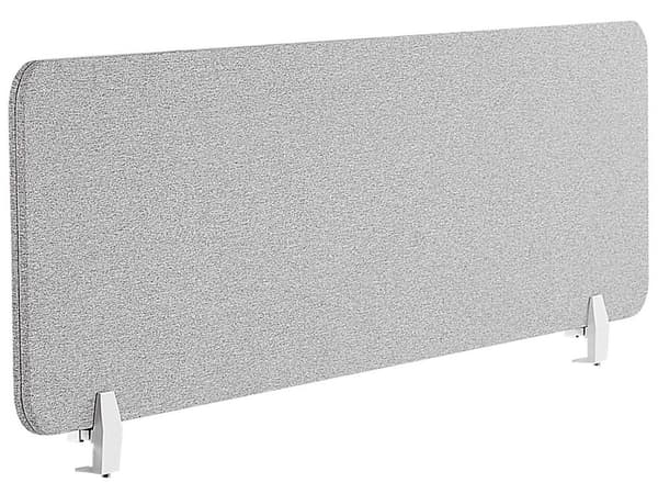 Skrivebordsskærm 130x40 cm Lysegrå WALLY