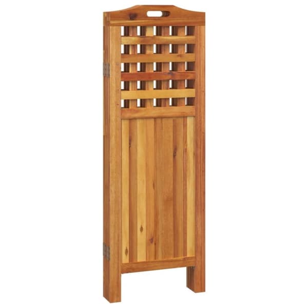 vidaXL Romdeler 4 paneler 162x2x115 cm heltre akasie