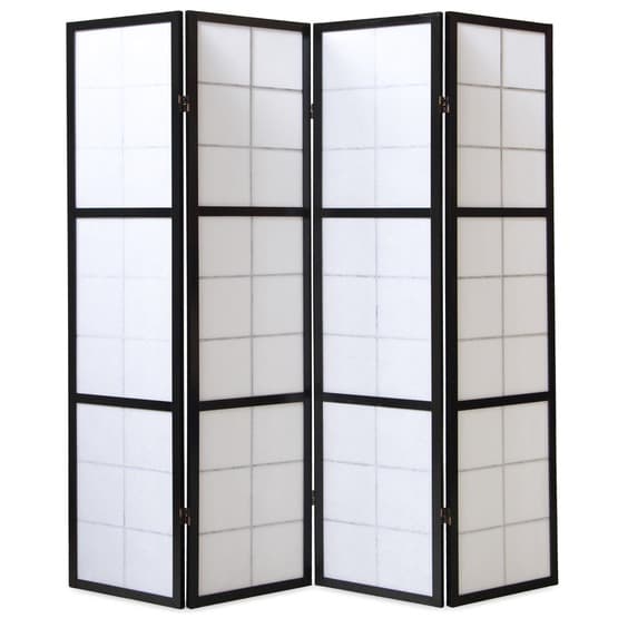 Rumsavdelare - 4 Delar - 8034 Svart