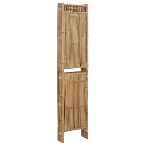 vidaXL 4-panels rumdeler 160x180 cm bambus