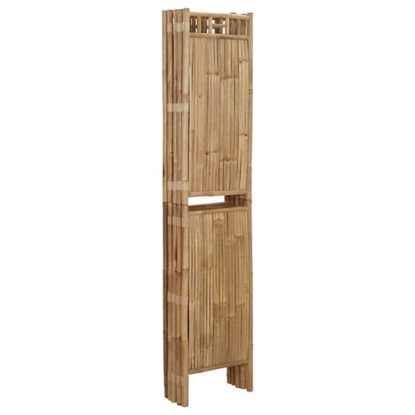 vidaXL Romdeler 5 paneler bambus 200x180 cm