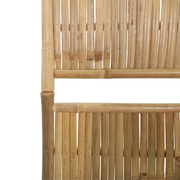 vidaXL Romdeler 5 paneler bambus 200x180 cm