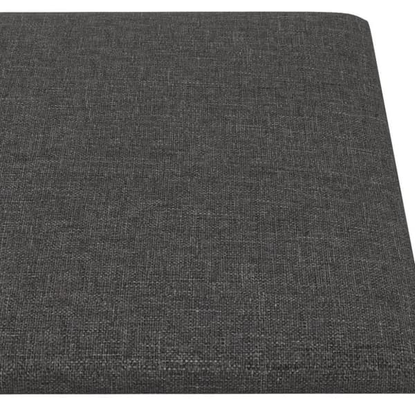 vidaXL vægpaneler 12 stk. 90x30 cm 3,24 m² stof mørkegrå