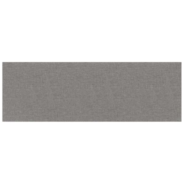vidaXL vægpaneler 12 stk. 90x30 cm 3,24 m² stof lysegrå