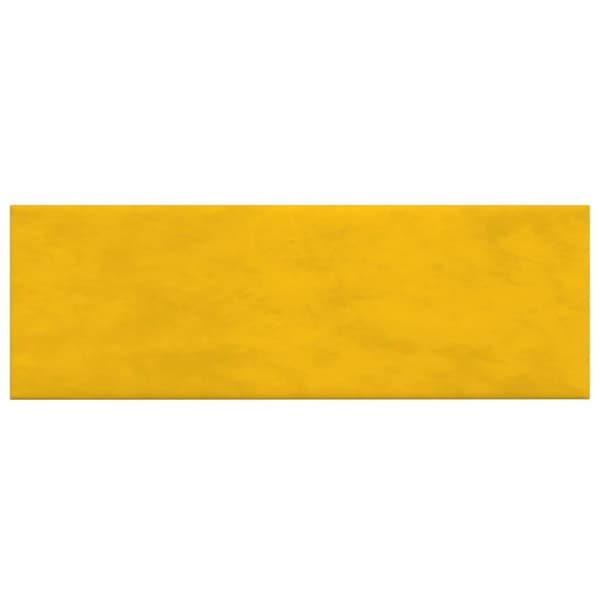 vidaXL vægpaneler 12 stk. 90x30 cm 3,24 m² fløjl gul