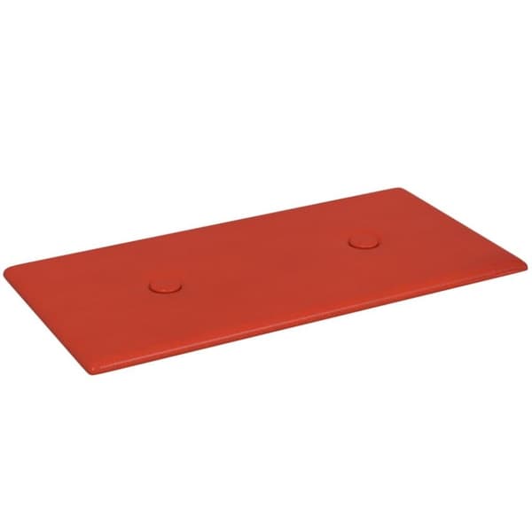 vidaXL vægpaneler 12 stk. 30x15 cm 0,54 m² kunstlæder rød