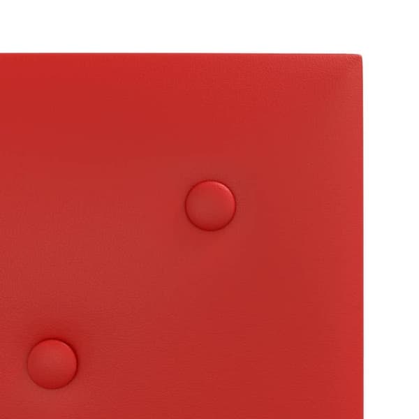 vidaXL vægpaneler 12 stk. 30x30 cm 1,08 m² kunstlæder vinrød