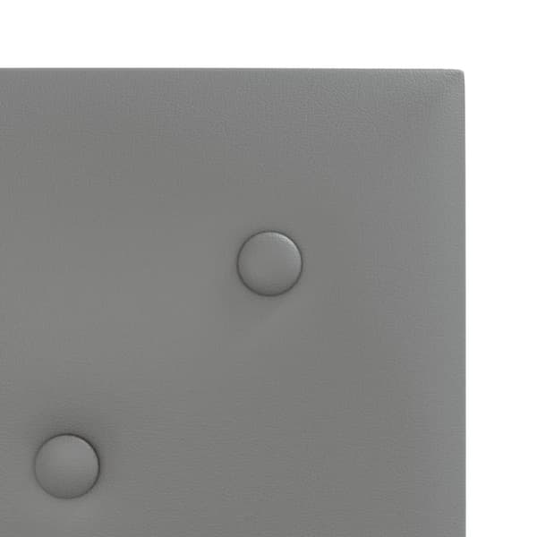 vidaXL vægpaneler 12 stk. 30x30 cm 1,08 m² kunstlæder grå