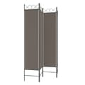 Miniatyrbillede 4 af 8: vidaXL Rumsavdelare 4 paneler antracit 160x200 cm tyg