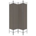 Miniatyrbillede 5 af 8: vidaXL Rumsavdelare 4 paneler antracit 160x200 cm tyg