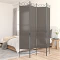 Miniatyrbillede 1 af 8: vidaXL Rumsavdelare 4 paneler antracit 160x200 cm tyg