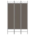 Miniatyrbillede 3 af 8: vidaXL Rumsavdelare 3 paneler antracit 120x200 cm tyg