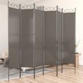 Miniatyrbilde 1 av 8: vidaXL Romdeler med 6 paneler antrasitt 240x200 cm stoff