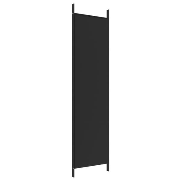 vidaXL Romdeler 3 paneler svart 150x200 cm stoff