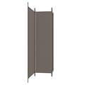 Miniatyrbilde 4 av 8: vidaXL Romdeler 3 paneler antrasitt 150x200 cm stoff