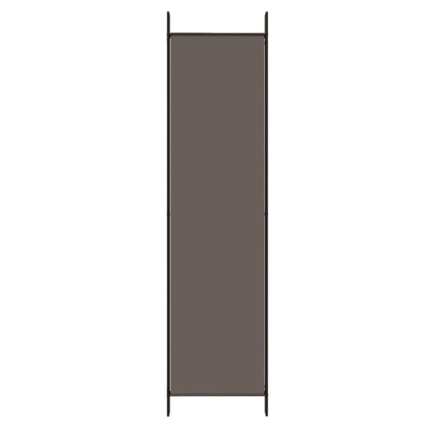 vidaXL Romdeler 3 paneler antrasitt 150x200 cm stoff