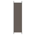 Miniatyrbilde 6 av 8: vidaXL Romdeler med 6 paneler antrasitt 300x220 cm stoff