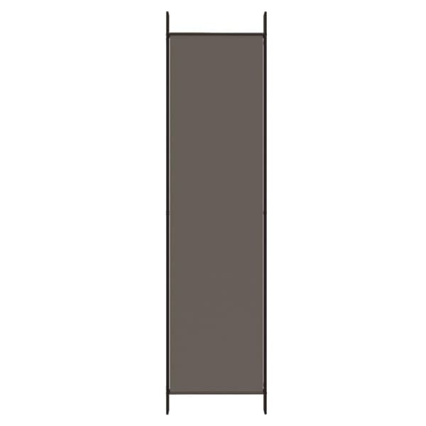 vidaXL Romdeler med 6 paneler antrasitt 300x220 cm stoff