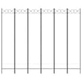 Miniatyrbillede 3 af 8: vidaXL 6-panels rumdeler 240x200 cm stof hvid