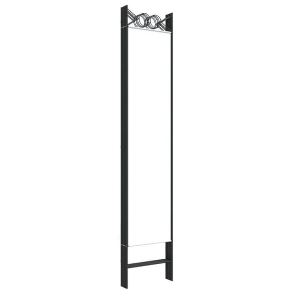 vidaXL 6-panels rumdeler 240x200 cm stof hvid