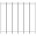 Miniatyrbillede 3 af 8: vidaXL 6-panels rumdeler 240x220 cm stof hvid