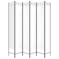 Miniatyrbillede 4 af 8: vidaXL 6-panels rumdeler 240x220 cm stof hvid