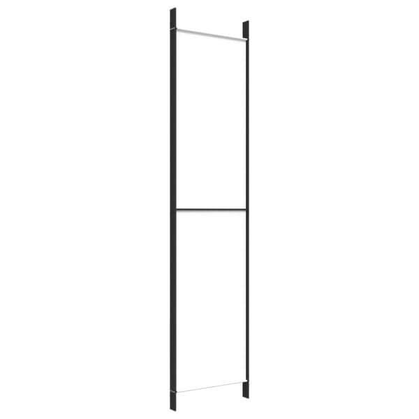 vidaXL 4-panels rumdeler 200x220 cm stof hvid