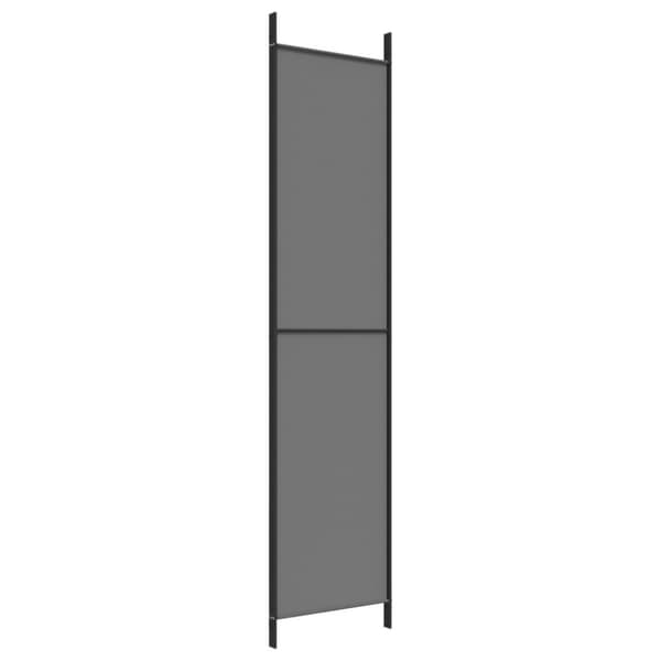 vidaXL 3-panels rumdeler 150x220 cm stof antracitgrå