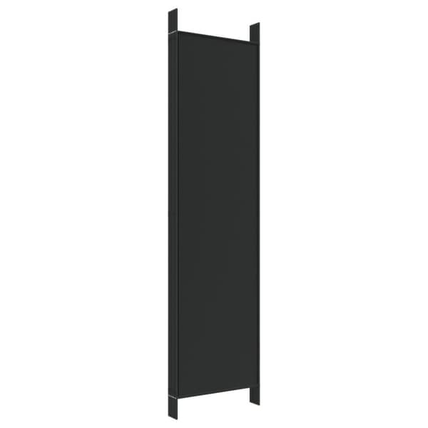 vidaXL 6-panels rumdeler 300x200 cm stof sort