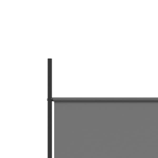 vidaXL 5-panels rumdeler 300x200 cm stof antracitgrå