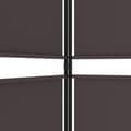 Miniatyrbillede 7 af 8: vidaXL 5-panels rumdeler 250x200 cm stof brun