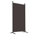 Miniatyrbillede 6 af 8: vidaXL 5-panels rumdeler 433x180 cm stof brun