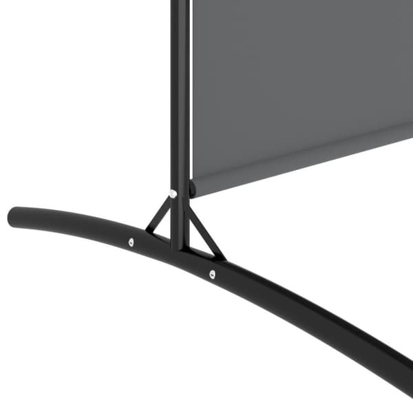 vidaXL Romdeler med 6 paneler antrasitt 520x180 cm stoff