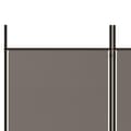Miniatyrbillede 7 af 8: vidaXL 4-panels rumdeler 698x180 cm stof antracitgrå